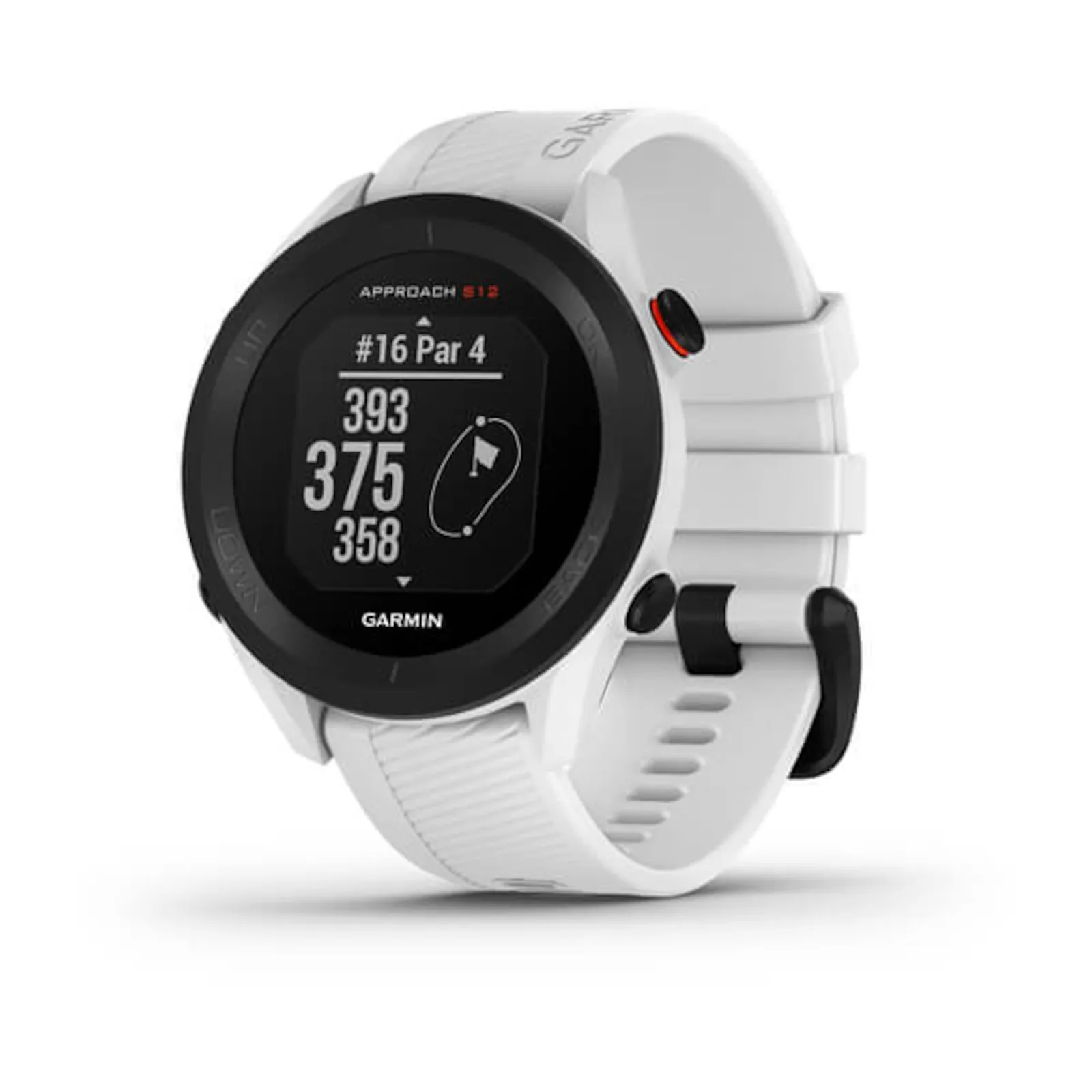 Garmin Approach S12 Golfuhr GPS Bluetooth weiß/schwarz