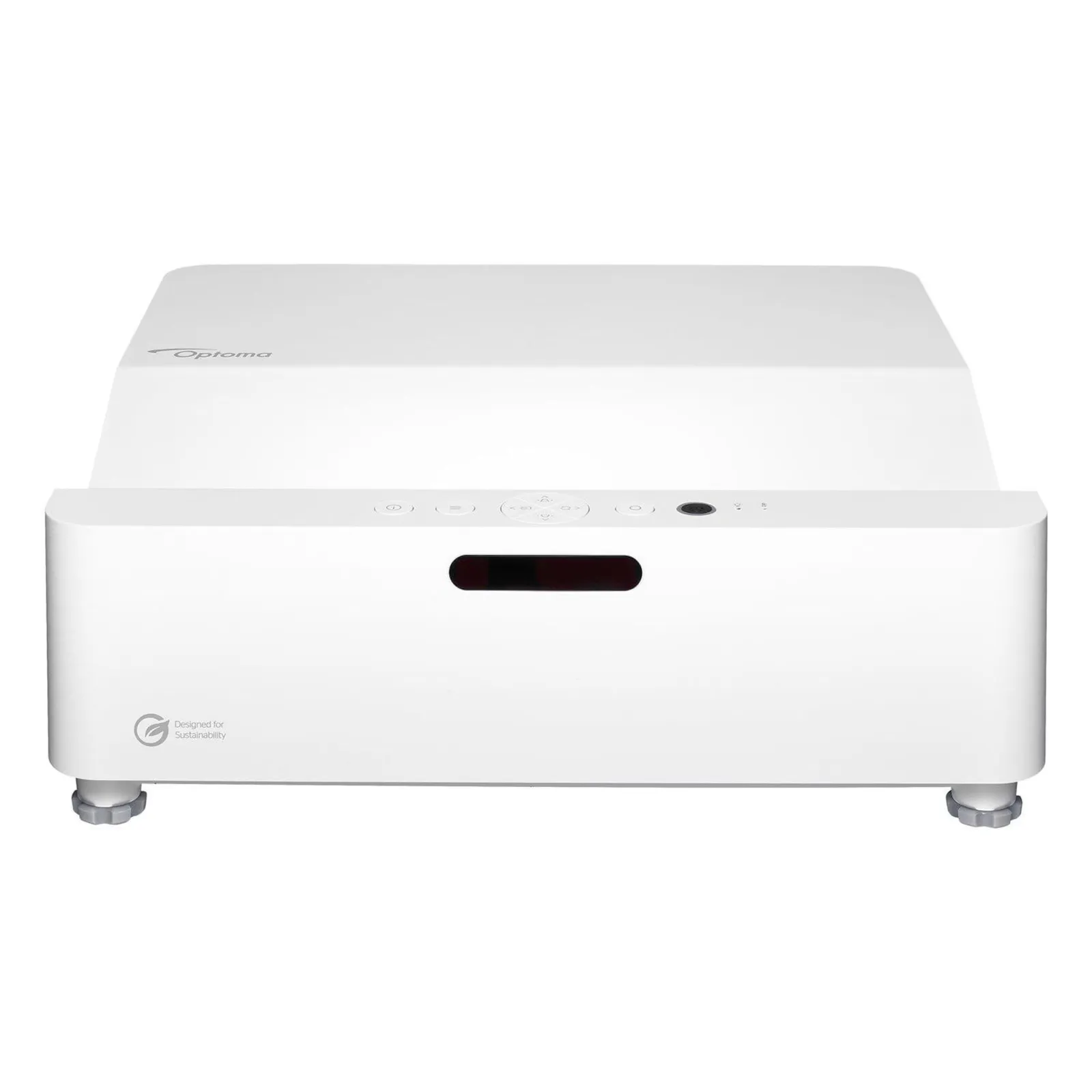 Optoma ZW410UST WXGA DLP Laser Ultra Kurzdistanz Projektor 4000 Lumen HDMI/USB/Klinke/LAN Weiß