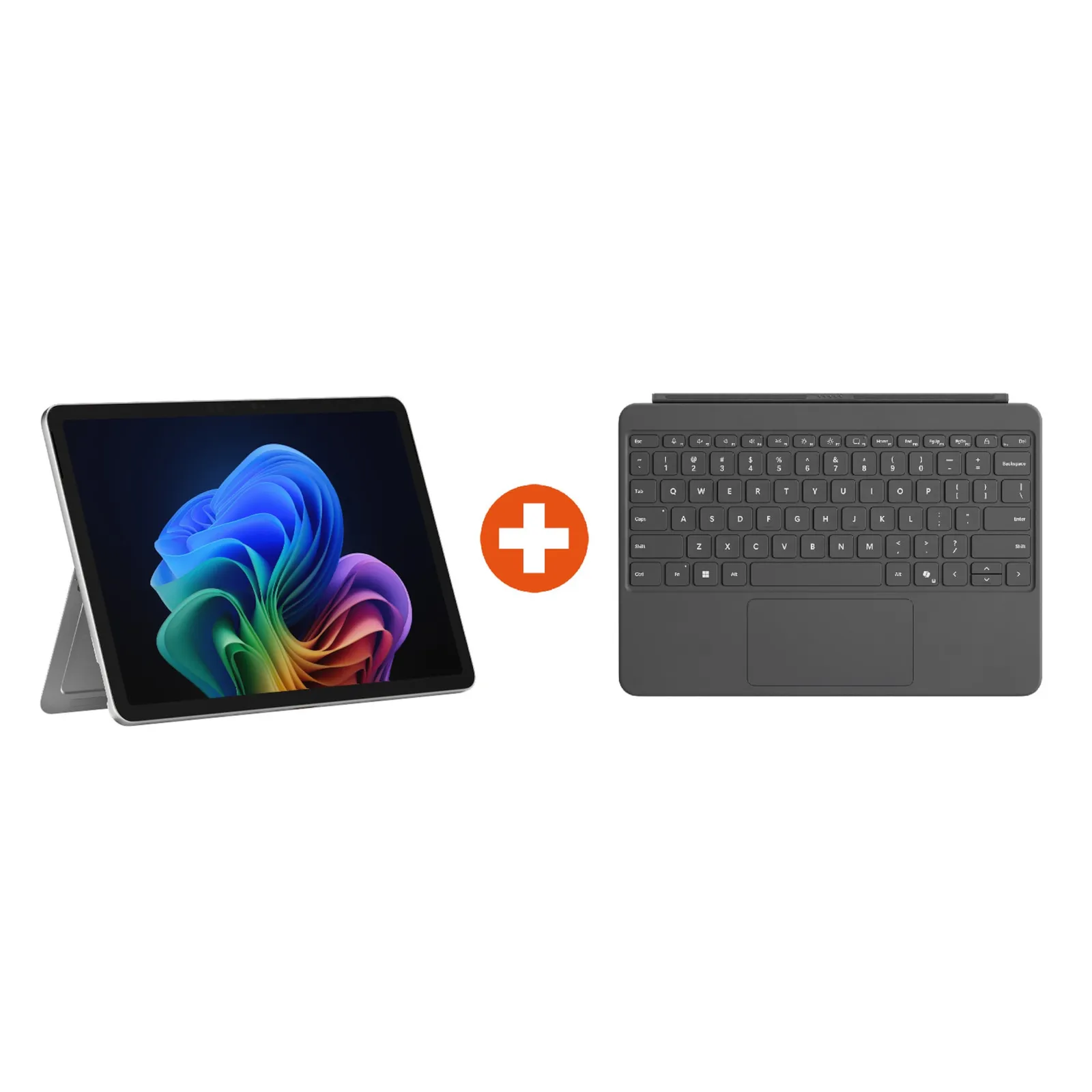 Microsoft Surface Pro Copilot+ PC 12" Snapdragon® X Plus 16GB/512GB UFS PixelSense LCD Platinum Win11 ohne Netzteil inkl. MS Surface Pro Keyboard Platinum/Slate