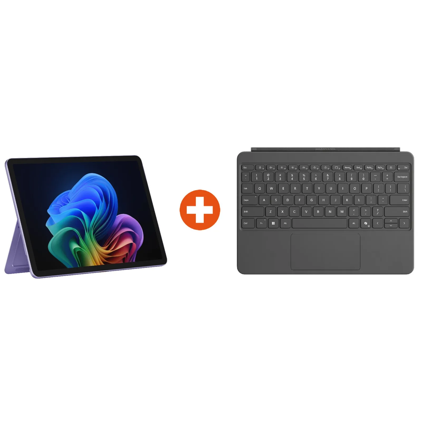 Microsoft Surface Pro Copilot+ PC 12" Snapdragon® X Plus 16GB/512GB UFS PixelSense LCD Violet Win11 ohne Netzteil inkl. MS Surface Pro Keyboard Platinum/Slate