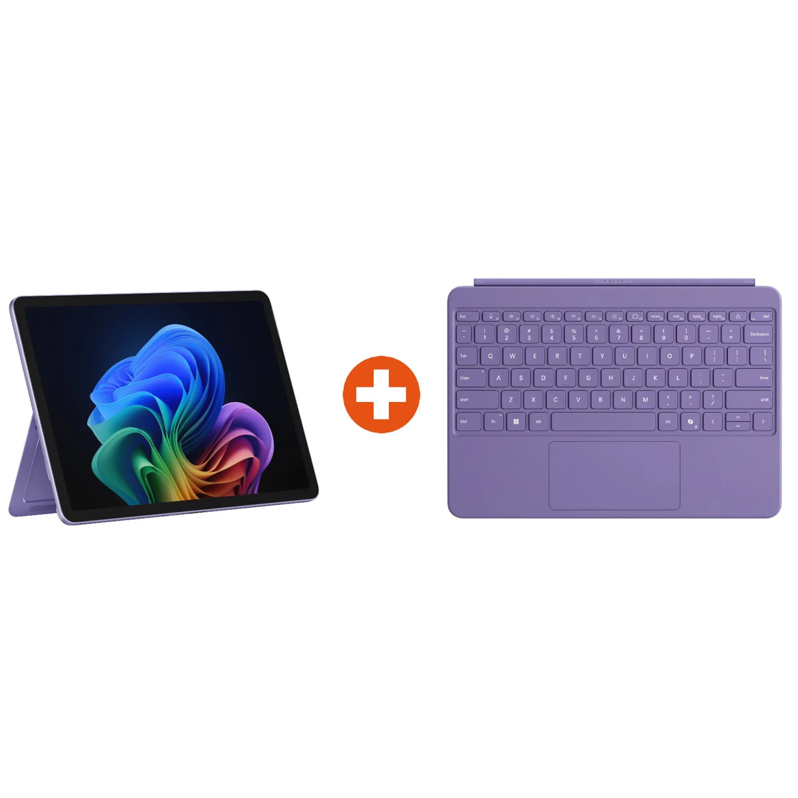 Microsoft Surface Pro Copilot+ PC 12" Snapdragon® X Plus 16GB/512GB UFS PixelSense LCD Violet Win11 ohne Netzteil inkl. MS Surface Pro Keyboard Violet