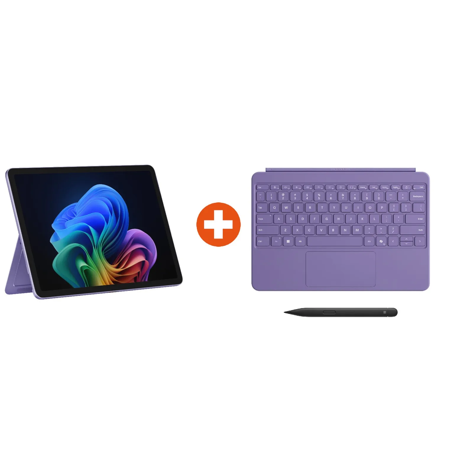 Microsoft Surface Pro Copilot+ PC 12" Snapdragon® X Plus 16GB/512GB UFS PixelSense LCD Violet Win11 ohne Netzteil inkl. MS Surface Pro Keyboard Violet + Slim Pen
