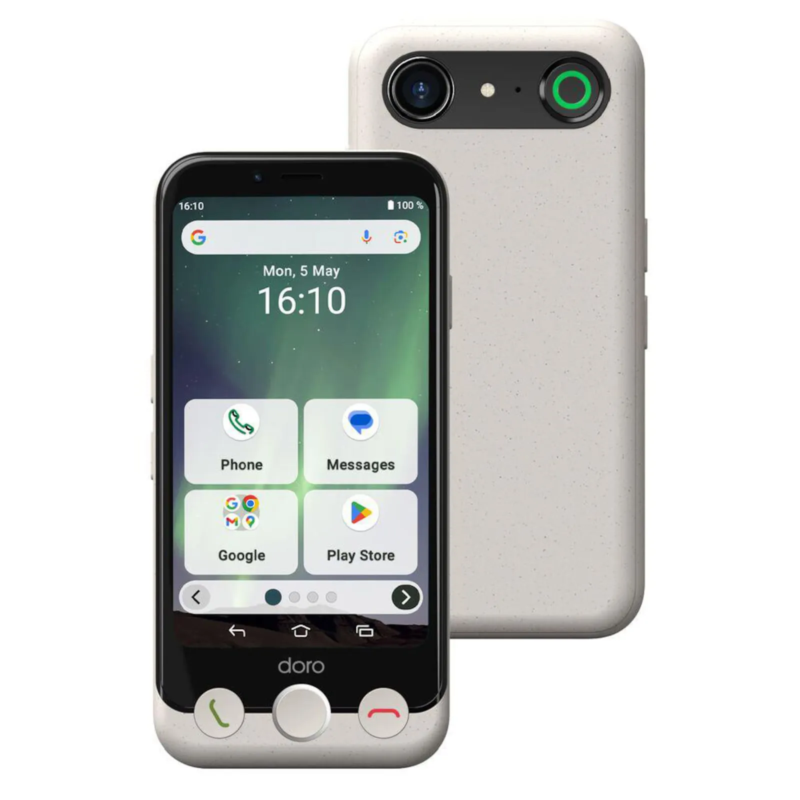 Doro Aurora A10 Smartphone 4GB/64GB Dual-SIM Doro Easy Interface Weiß